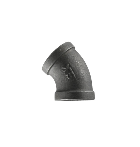 [7A03080800] CODO DE 2" 150 45º NEGRO