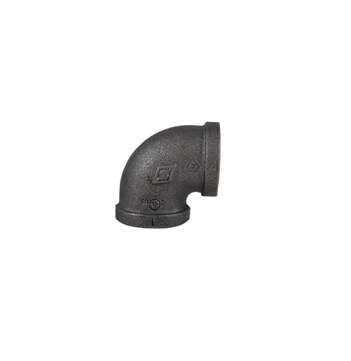 [7A07080800] CODO DE 2" DE 90º NEGRO