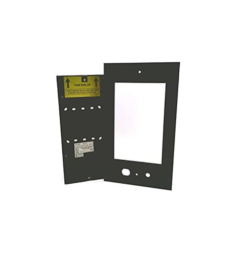 [ABF-1B] CAJA EMPOTRADA DEL ANNUNCIADOR B1 NEGRA MONTA UN MÓDULO DE ANUNCIADOR.