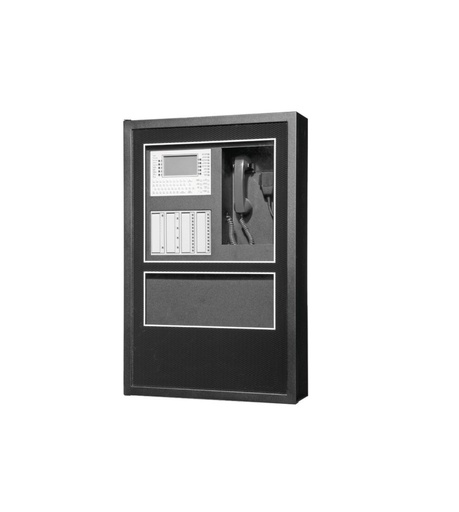 [ADDR-B4] PUERTA DE COMANDO DE DOS NIVELES DE AUDIO PARA CAB-B4, NEGRO; 