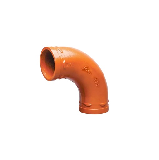 [AL90ESTDR-600] CODO RANURADO DE 6"