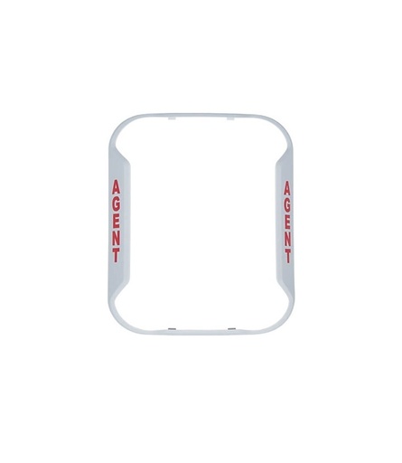 [BZW-AG] KIT DE BISEL BLANCO DE PARED AGENTE; 5 POR UNIDAD
