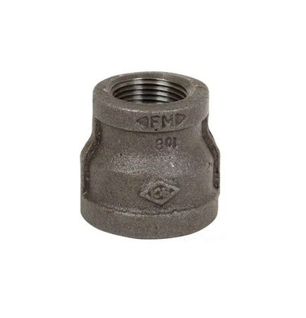 [CI1255RC] ACOPLE RECTOR  1-1/4 X 1/2 150 R  NEGRO