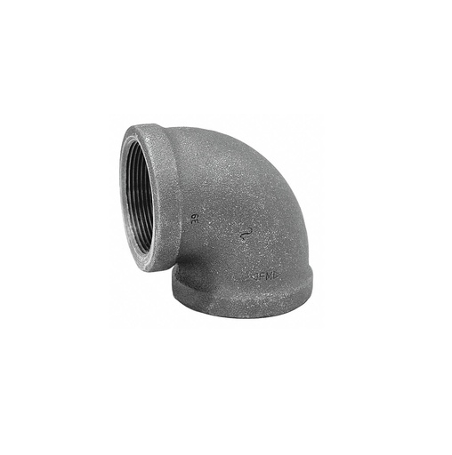 [CI1590] CODO 1-1/2" X 90 º NEGRO