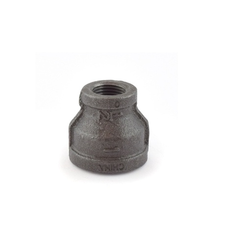 [CI15RC] ACOPLE REDUCTOR ROSCA DE 1 X 1/2" NEGRO