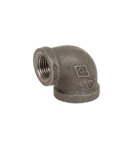 [CI175R90] CODO DE 1 X 3/4 X 90 REDUC CODO NEGRO