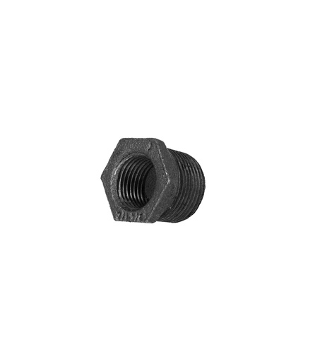 [CI2125HB] BUJE HEXAGONAL DE 2" X 1-1/4", NEGRO