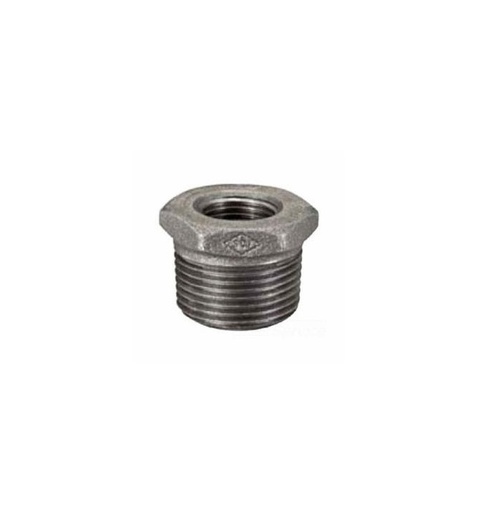 [CI525HB] BUJE HEXAGONAL NEGRO 1/2" " X 1/4"