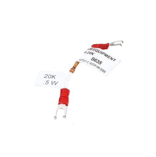 [ELR-20K] RESISTOR DE FIN DE LÍNEA, 20K OHMS.