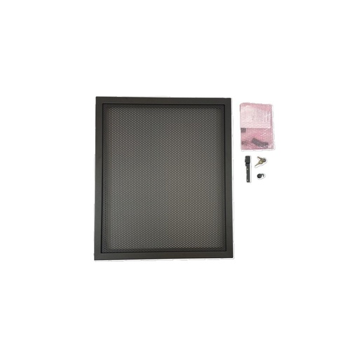 [EQDR-B4R] EQUIPO DE ENSAMBLAJE DE LA PUERTA, VENTILADO, DOS NIVELES, NEGRO.
