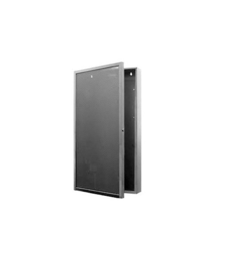 [EQDR-C4] EQUIPO DE ENSAMBLAJE DE LA PUERTA, VENTILADO, TRES NIVELES, NEGRO.