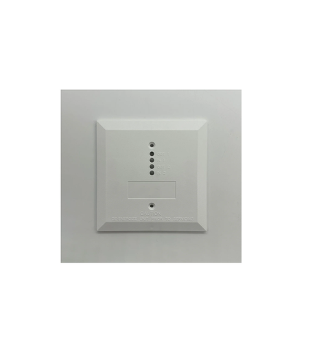 [FP-WHITE-2-BP] PLACA FRONTAL BLANCA 2 EN / 2 FUERA DE 10 PAQUETES