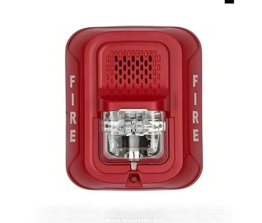 [P2GRLED] ALTAVOZ/ LUZ ESTROBOSCÓPICA LED 2W PARED ROJA 2X4