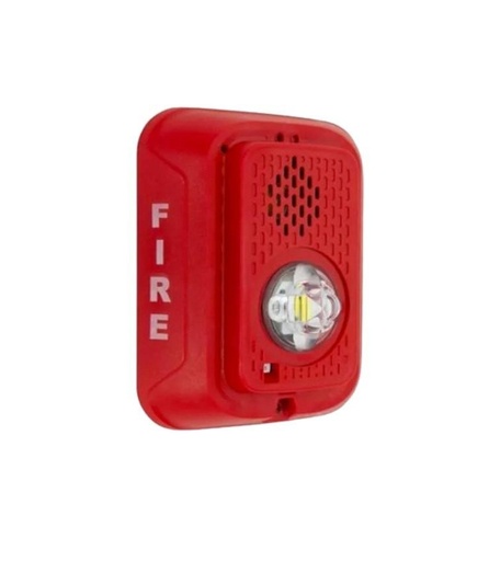 [P2RLED] ALTAVOZ/ LUZ ESTROBOSCÓPICA LED 2W PARED ROJA 4X4