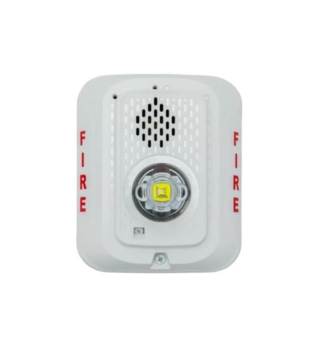 [P2WLED] ALTAVOZ/ LUZ ESTROBOSCÓPICA LED 2W PARED BLANCA 4X4