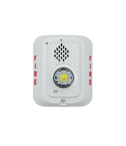 [P2WLED-BP10] ALTAVOZ/ LUZ ESTROBOSCÓPICA LED DE 2W PARA PARED BLANCA 4X4 
