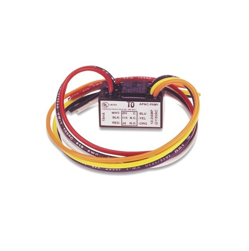 [PAM-1] RELÉ ENCAPSULADO, 24VAC / 24VDC / 115VAC, 10 AMP, FORMA C
