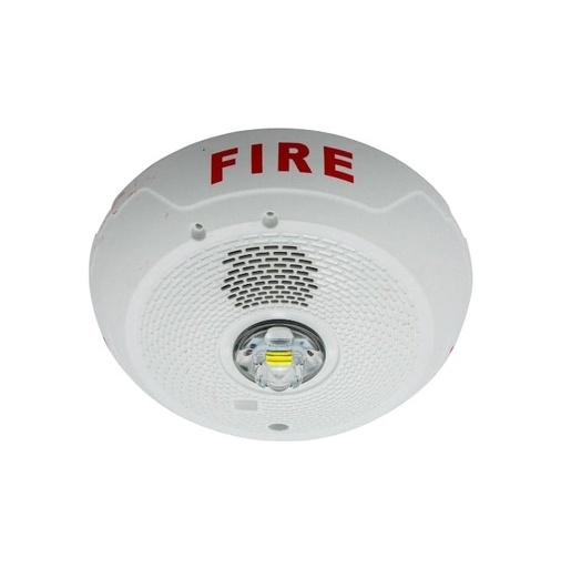 [PC2WLED-BP10] ALTAVOZ/ LUZ ESTROBOSCÓPICA LED DE 2W PARA TECHO BLANCO 4X4 