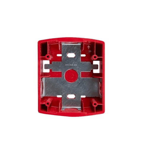 [SBBR] CAJA DE MONTAJE EN SUPERFICIE DE MONTAJE EN PARED, ROJO