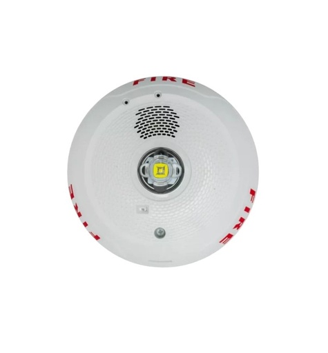 [SCWLED-BP10] ALTAVOZ/ LUZ ESTROBOSCÓPICA LED TECHO BLANCO DE 4X4 PAQUETE DE 10
