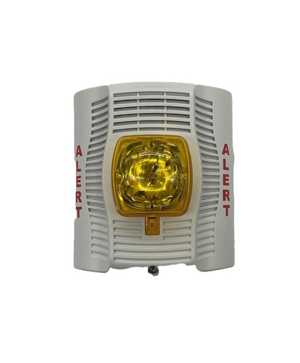 [SPSW-ALERT] ALTAVOZ STROBE, CD ESTÁNDAR, BLANCO, LENTE ÁMBAR
