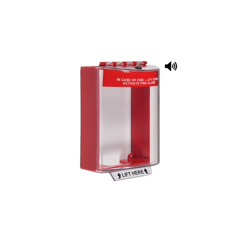 [STI-13220FR] CUBIERTA PROTECTORA UNIVERSAL, SUPERFICIE, CUERNO, ROJO, FUEGO