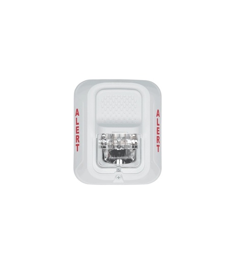 [SWLED-CLR-ALERT] LUZ ESTROBOSCÓPICA LED PARED BLANCA CON LENTE TRANASPARENTE 4X4